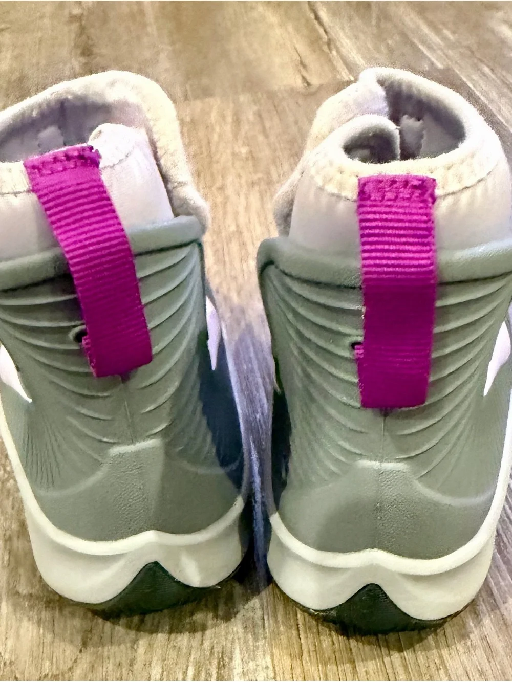 Nike Kids Waterproof Boot - Sage Green & Light Pink